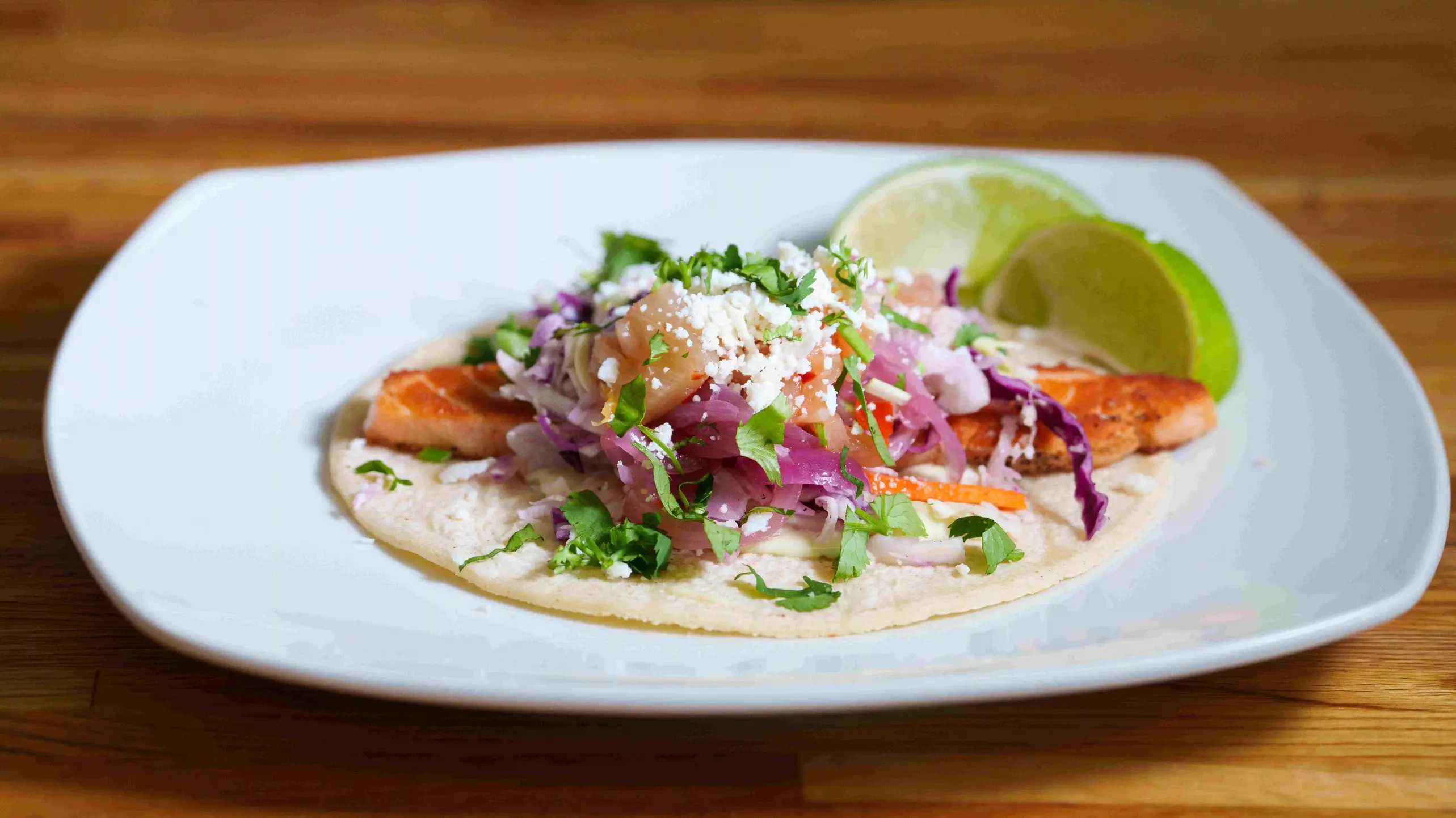Grilled Salmon Taco