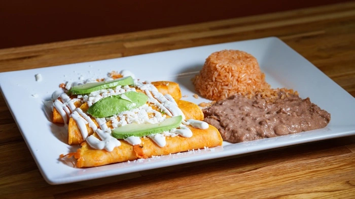 Daddy's Cheese Enchiladas Plate